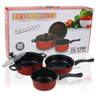 Xclusivehome 3 In 1 Kitchenware Cookware Set Non Stick Cooking Ware Set Induction Pots And Pans Japa