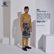 BAJU MELAYU BULAN BINTANG GOLDEN BROWN