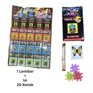 Permen Rokok Berhadiah Mainan LOL Surprise 20 PCS - Rasa Buah Organik Jadoel Snack
