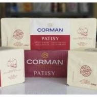 Corman Patisy Unsalted Butter 2.5kg - Mentega Tawar Blok - Tawar Gosend/Grab Only