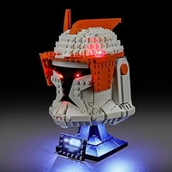 LED Light Kit for Lego 75350 Clone Commander Cody Helmet Set, Compatible with Lego 75350 Building Bl