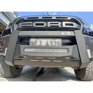 RAGE NUDGE BAR M-SERIES WITH LIGHT BAR FOR FORD RANGER RAPTOR! (BLACK W/ SILVER OR BLACK ONLY)