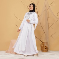 Abiyyuco TA9019 | Gamis Abaya Turki Terbaru 2022 Turkey Mewah Turky Hitam Putih dan Warna ready JUMB