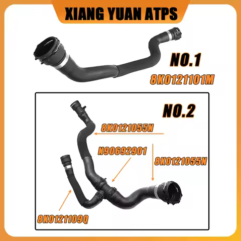 8K0121101M 8K0121055N 8K0121051C 8K0121109Q Upper Lower Engine Radiator Coolant Hose Cooling Pipe Fo