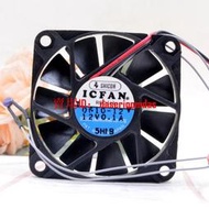 現貨SHICOH ICFAN 6010 12V 0.1A 6CM 4線 超薄 熱風扇 0610-12