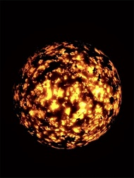 cod Natural Flamestone Crystal Ball Ornament  UV Reactive Yooperlite Sodalite Sphere  Handcrafted Po