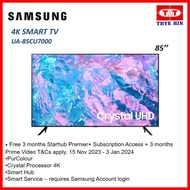 【2023】Samsung TV 85CU7000 4K UHD Smart TV 85'' TELEVISION YOUTUBE NETFLIX