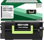 Extra High Yield 58D1U00 Toner Cartridge 58D1U00 58D1U0E Toner Compatible for Lexmark MS725 MX722 MX
