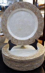 Charger Plate Capiz shell