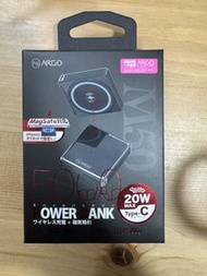 ARGO M50 5000mAh 20W Type-C 無線充電行動電源