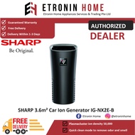 SHARP 3.6m² Car Ion Generator IG-NX2E-B