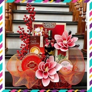 Set of decorative accessories for water towers, cake towers, fruit towers