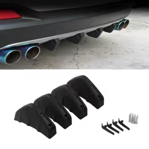 Car Bumper Chassis Decorative Rear Spoiler Accessories For Peugeot RCZ 206 207 208 301 307 308 407 4