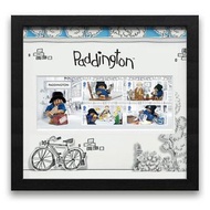 英國🇬🇧皇家郵政柏靈頓熊65週年小全張郵票掛畫 Royal Mail Paddington Framed Miniature Sheet