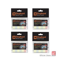 Elephant กระดาษโน๊ต กระดาษโน๊ตกาวในตัว อินเด็กซ์สีอ่อน12 x 50 มม. แพ็ค 4 ชิ้น