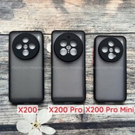 Vivi X200, X200 Pro, X200 Pro mini matte case with flexible edges, anti-fingerprint back (black) (pk