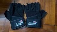 運動手套 健身手套 美國牌子 SCHIEK GYM PROTECT PLANTINUM GLOVES WITH WRIST WRAP 540