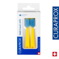 Curaprox CS 5460 Travel Refill Brush Head, Yellow, Duo-Pack