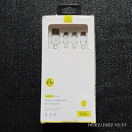 Charger kepala charger usb 2,1A + kabel data 3in1 type c micro iphone