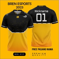 Bren ESPORTS  GAMING T-Shirt JERSEY FREE CUSTOM NICKNAME