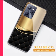 Softcase Glass Kaca REALME C35 - Casing hp REALME C35 [ S34 ].