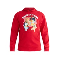 Estampo|European American Bluey Adult Sml Hooded T Long-Sleeved Top Brit Bingo Boys Girls Autumn Win