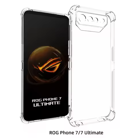 Air Cushion Shockproof Case for Asus Rog Phone 7 Ultimate 5G Airbag Clear Silicone TPU Back Cover fo