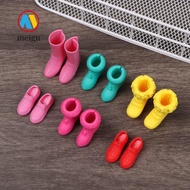 MEIGU 1/6 Dolls Boot Plastic Fashion Foot Length 2.2cm High Heels Shoes