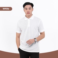 BROGUY Kaos Polo Shirt Pria Waffle