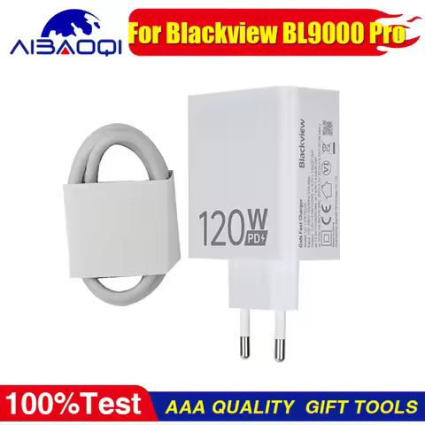 XUNQIYI 100% Original Blackview BL9000 Pro Charger New Official Quick Charging Adapter + USB Cable D
