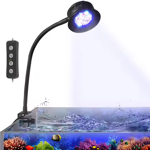 30W Aquarium LED Reef Light Dimmable Lighting Marine LED Fish Tank Light Can Timing Saltwater Light 