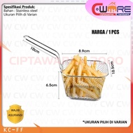 Strainer Container basket Stainless Steel french fries basket