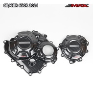 ครอบเครื่อง CBR650R CB650R 2021-2024 V.42 JMAX ตรงรุ่น ลายฟิล์มคาร์บอน 6D