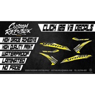 Honda Click 125 V3 VARIO Decals Set