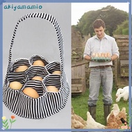 AKIYAMAMIO Eggs Collecting Bag, Multifunctional Pattern Painted Eggs Collection Basket, Cute with 7 