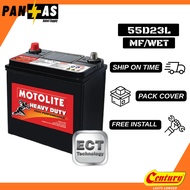 [Install Support] MOTOLITE HEAVY DUTY 55D23L D23 MF/WET/KERING/BASAH Car Battery Bateri Kereta MAZDA