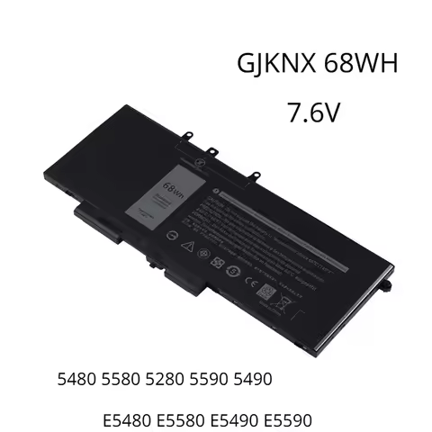GJKNX 68Wh 7.6V Laptop Battery Replacement for Dell Latitude 5480 5580 5280 5590 5490 E5480 E5580 E5