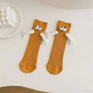 AG couples holding hands socks magnet personality stereoscopic doll cute cotton hold hands hand in h