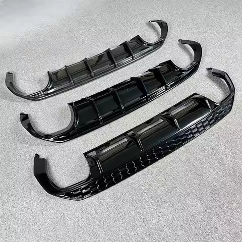 Suitable for 21-24 Audi A3 A3L modified tail lip exhaust Body kit spoiler diffuser