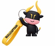 BULLCAPTAIN Golden Fortune Ox IP Plush Doll Keychain（It is not sold separately）