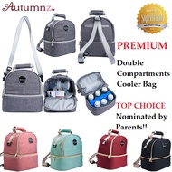 Autumnz Premium Breast Milk Storage Cooler Bag (2 compartmets) - SUPERBRAND AWARD
