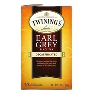 ⭐ Twinings ⭐Earl Grey Black Tea Decaf 20 tea bags 🍵 ชาทไวนิงส์ เอิร์ลเกรย์ ชาดำไม่มีคาเฟอีน แบบกล่อง 20 ซอง ชาอังกฤษ นำเข้าจากต่างประเทศ พร้อมส่ง
