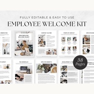 Employee Handbook Template | Training Manual Template | Employee Welcome Packet| Employee Onboarding
