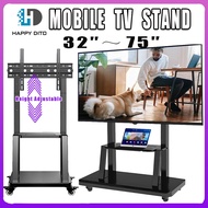 TV Stand Rack for 32-85 Inch TV Stand with White Removable Universal TV Mount RACK WHEEL RACK