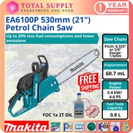 【FREE SHIPPING】EA6100P MAKITA 530mm 21" Petrol Chain Saw EA6100 2T ENGINE OIL 1 YEAR WARRANTY