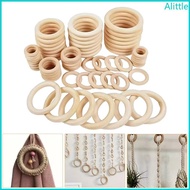 Alia 40Pcs  Rings for Craft 8 Size 15-50mm Unfinished  Rings Circles Rings