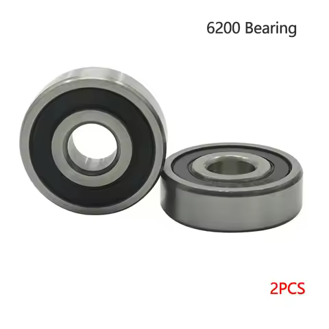 2pcs/1pcs Deep Groove Bearing 6200-2RS 10X30X9mm ABEC Deep Groove Ball Bearings/Bike Bearings 6200 R