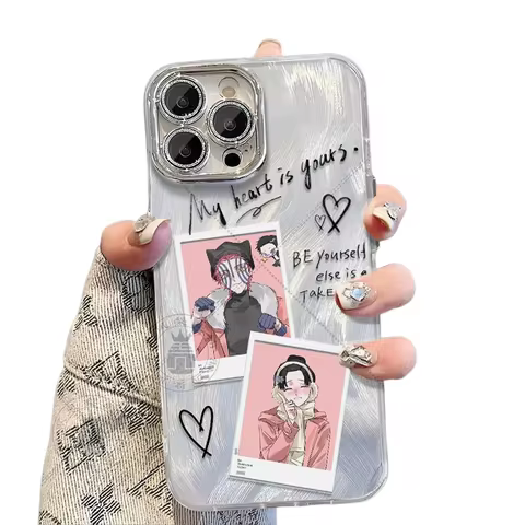 Demon Slayer Anime Cartoon Phone Case Akaza CP Peripheral Goods iphone Protective Case Anti Fall Sil