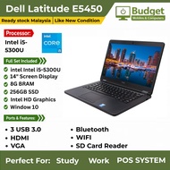 Dell Latitude E5450 Intel Core i5 5th Gen / 14" /8GB RAM/256GB SSD/Windows 10 Pro/ Webcam
