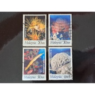 1997 Malaysia Setem Stamp International Year of The Reef Complete Set of 4v USED